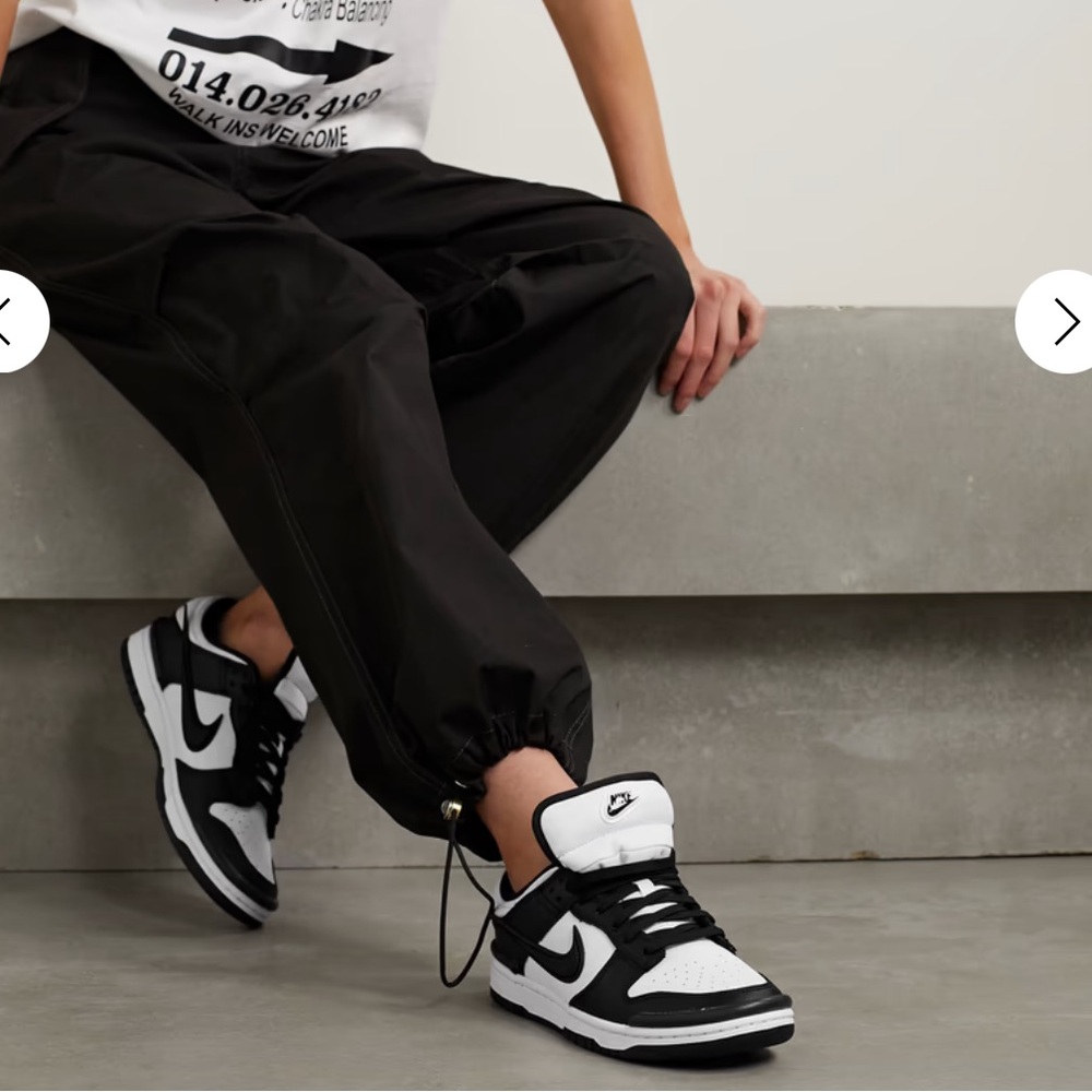 **SOLD ON OTHER PLATFORM **Nike Panda White Black Dunk Low Twist GUC size 9